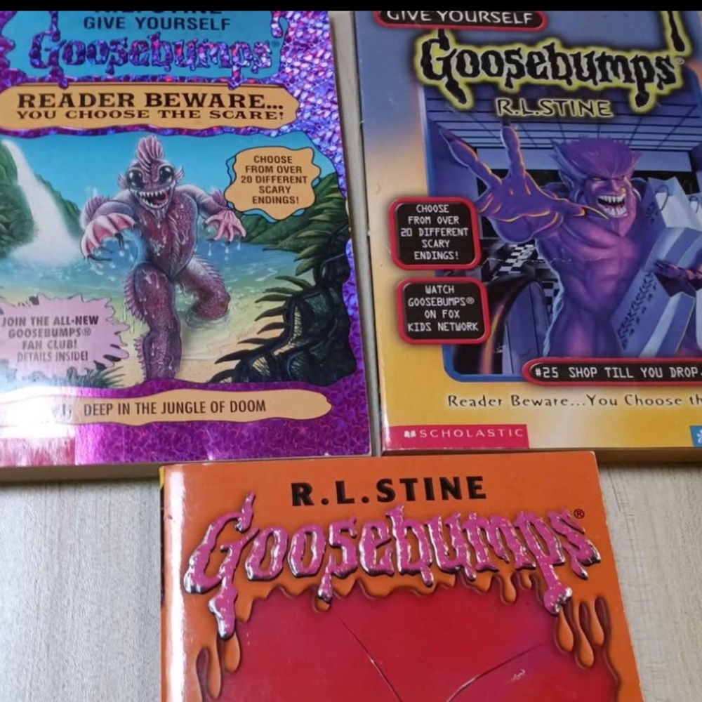 Give yourself goosebumps book set plus shocker on shock street